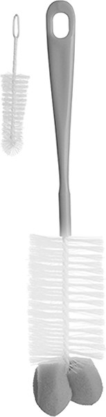 Изображение товара Набор ершиков для бутылочки BabyOno 720/03 (серый)