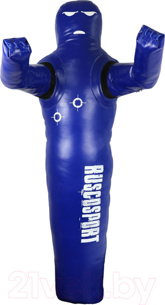 Изображение товара Боксерский манекен RuscoSport NO-0622 Одноногий (120см, 14кг, ПВХ, синий)