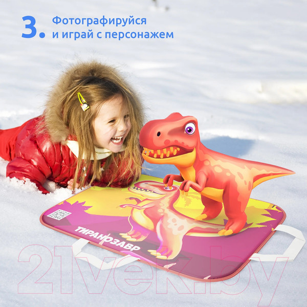 Изображение товара Санки-ледянка Mega Toys Тиранозавр / 18212