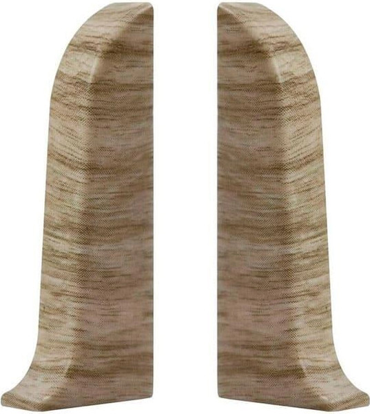 Изображение товара Заглушка для плинтуса Wimar 832 левая и правая 58мм (2шт, дуб верде, блистер)