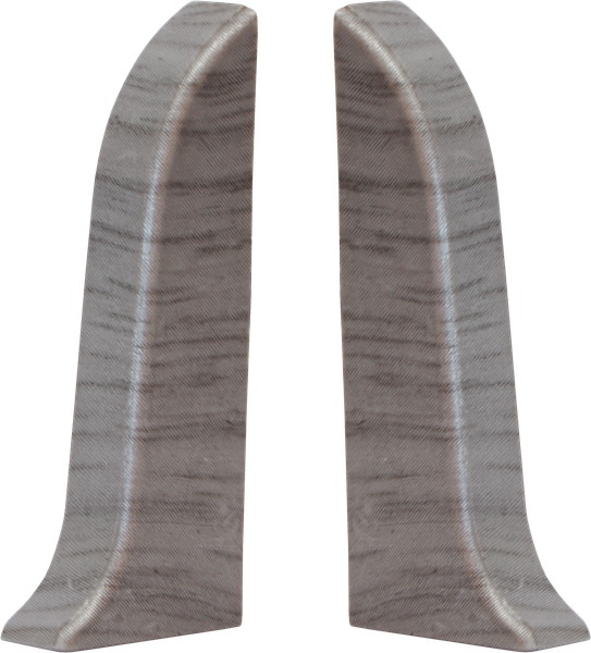 Изображение товара Заглушка для плинтуса Wimar 855 левая и правая 58мм (2шт, серебристый жемчуг, блистер)