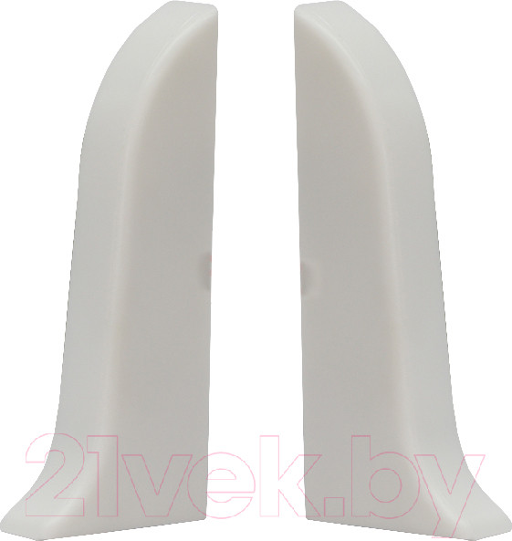 Изображение товара Заглушка для плинтуса Wimar 834 левая и правая 58мм (2шт, белый матовый, блистер)