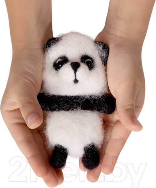 Изображение товара Набор для творчества Десятое королевство Валяние шерстью, брелок Панда / 04705