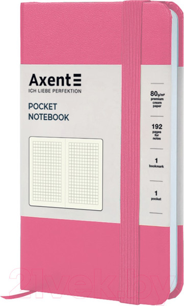 Изображение товара Записная книжка Axent Partner / 8301-10 (96л, розовый)