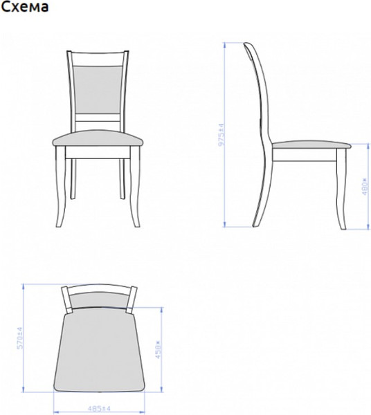 Изображение товара Стул Мебель-Класс Веста МКЕ-300.2 (версаль 2/Р-43)