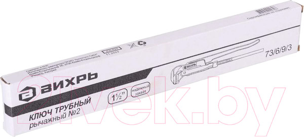 Изображение товара Гаечный ключ Вихрь Трубный рычажный 73/6/9/3