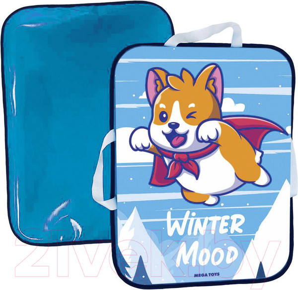 Изображение товара Санки-ледянка Mega Toys Собака с плащом / 23111
