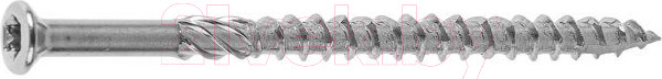Изображение товара Саморез Starfix Для террасной доски TORX25 5.0x80 / SMP1-61317-50 (50шт, нержавеющая сталь Aisi 410)