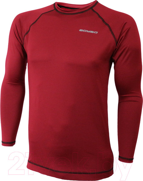 Изображение товара Лонгслив для единоборств BoyBo Burning для ММА утепленный (L, maroon)