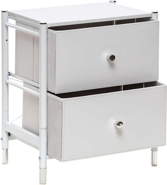 Изображение товара Прикроватная тумба Импэкс Leset Хайди 2 ящика (белый)