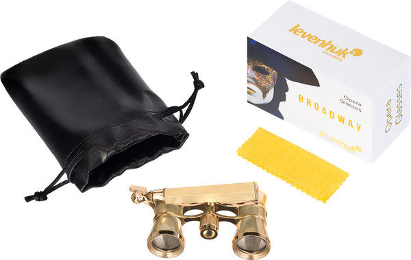 Изображение товара Бинокль-лорнет Levenhuk Broadway 325E (золото)