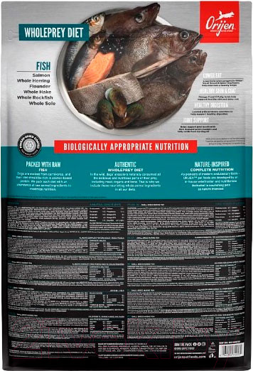 Изображение товара Сухой корм для собак Orijen Dog Marine Fish Small Breed (4.5кг)