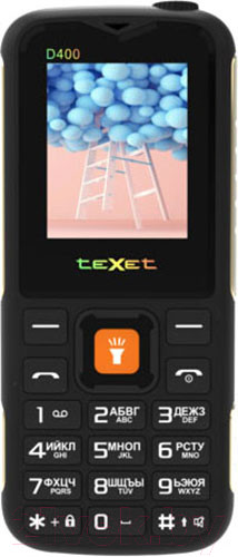 Изображение товара Мобильный телефон Texet TM-D400 (черный)