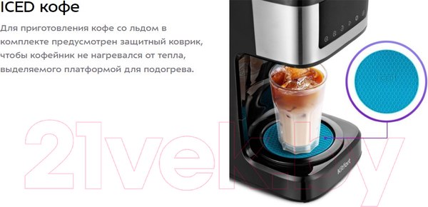 Изображение товара Капельная кофеварка Kitfort КТ-7181