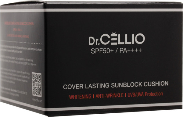 Изображение товара Кушон Dr. Cellio Cover Lasting Sun Block Cushion тон 13 Light Beige