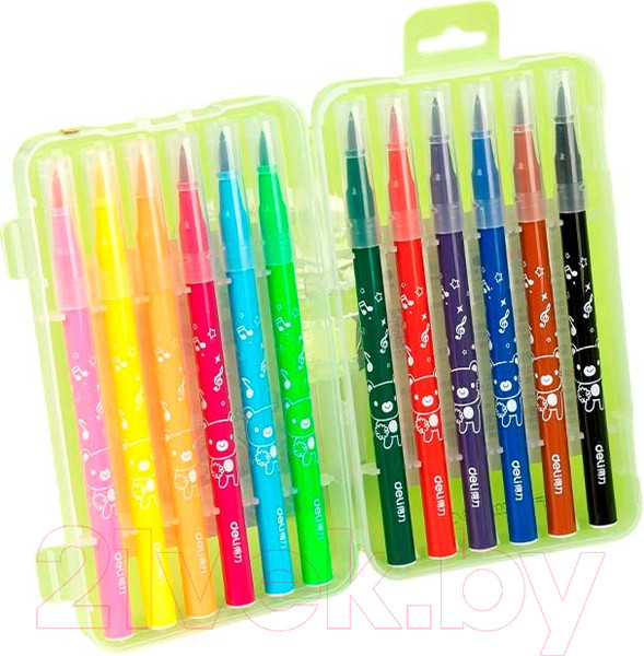 Изображение товара Фломастеры Deli ColoRun / HM55512 (12цв)