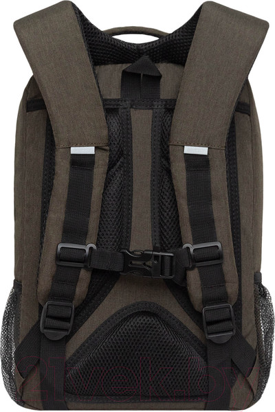 Изображение товара Школьный рюкзак Grizzly RB-456-5 (хаки/оранжевый)