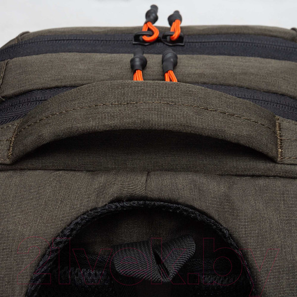 Изображение товара Школьный рюкзак Grizzly RB-456-5 (хаки/оранжевый)