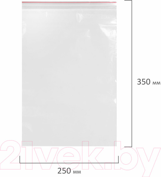 Изображение товара Комплект пакетов-слайдеров Staff Zip Lock / 608169 (100шт)