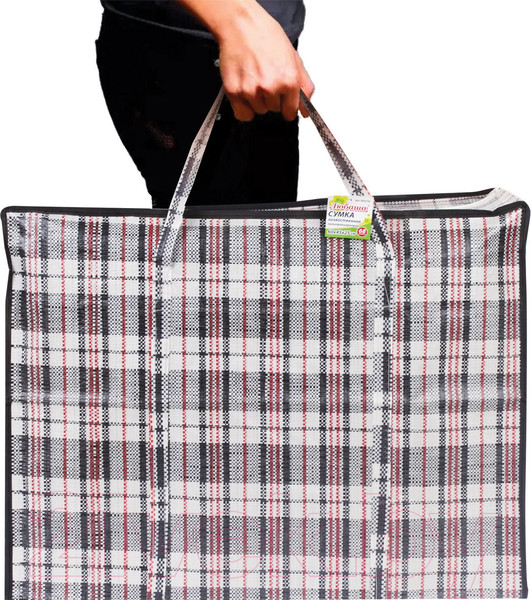 Изображение товара Сумка хозяйственная Любаша 604700 (черный/красный)