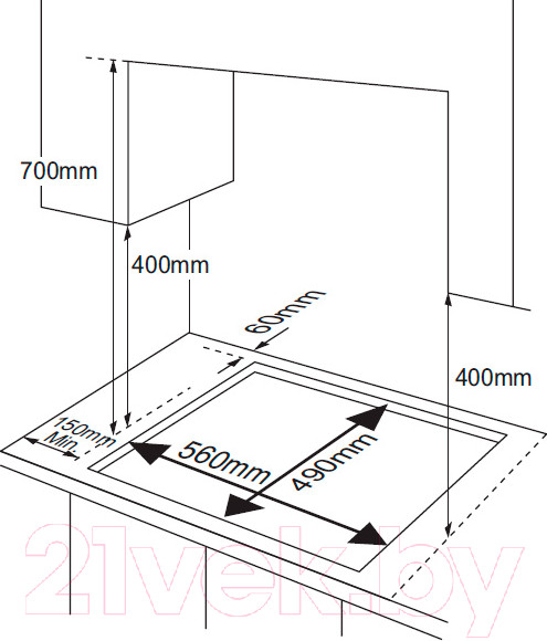 Изображение товара Газовая варочная панель Samsung NA64H3010BK/WT