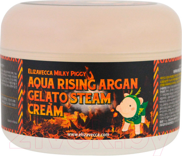 Изображение товара Крем для лица Elizavecca Milky Piggy Aqua Rising Argan Gelato Steam Cream (100мл)