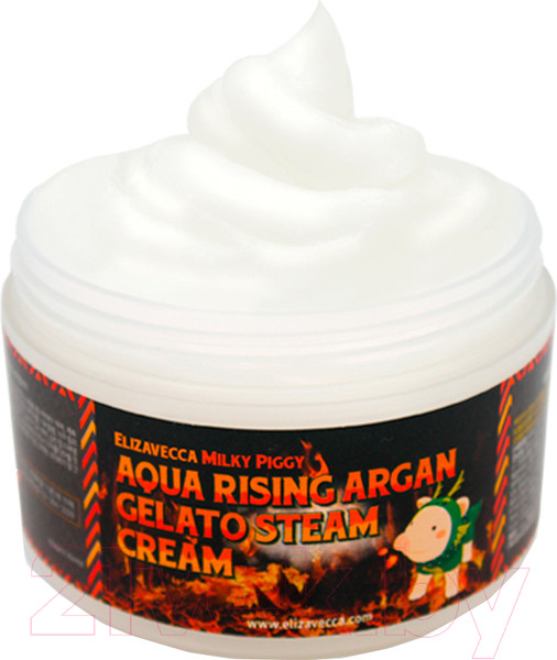 Изображение товара Крем для лица Elizavecca Milky Piggy Aqua Rising Argan Gelato Steam Cream (100мл)