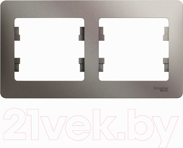 Изображение товара Рамка для выключателей и розеток Systeme (Schneider) Electric Glossa GSL001202