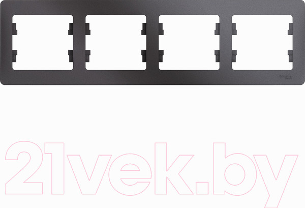Изображение товара Рамка для выключателей и розеток Systeme (Schneider) Electric Glossa GSL001304