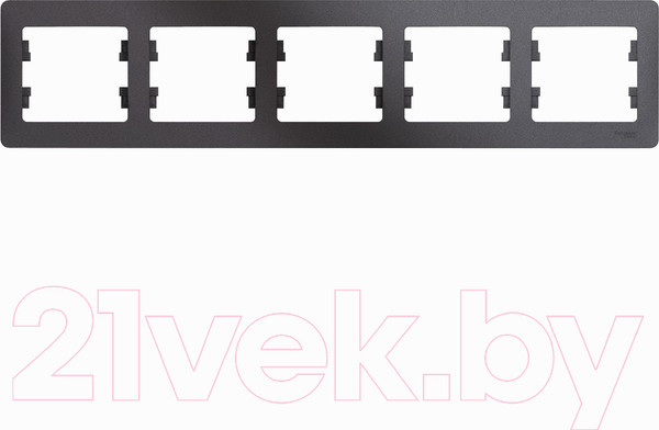 Изображение товара Рамка для выключателей и розеток Systeme (Schneider) Electric Glossa GSL001305