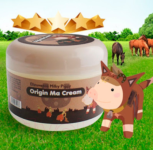 Изображение товара Крем для лица Elizavecca Milky Piggy Origin Ma Cream питательный с лошадиным жиром (100мл)