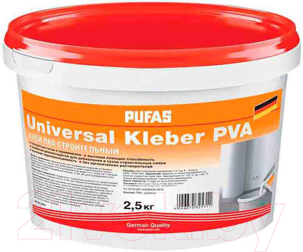 Изображение товара Клей Pufas ПВА Универсальный (2.5кг)
