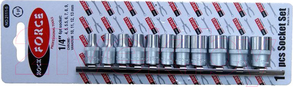 Изображение товара Набор головок слесарных RockForce RF-2111-5