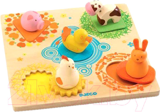 Изображение товара Развивающая игра Djeco Утка и друзья / 01030