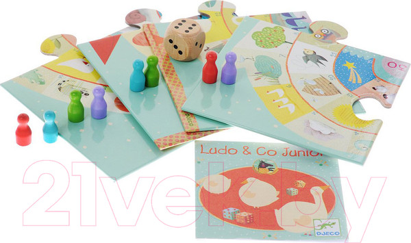 Изображение товара Настольная игра Djeco Людо и Ко / 05226