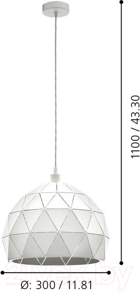 Изображение товара Потолочный светильник Eglo Roccaforte 97855