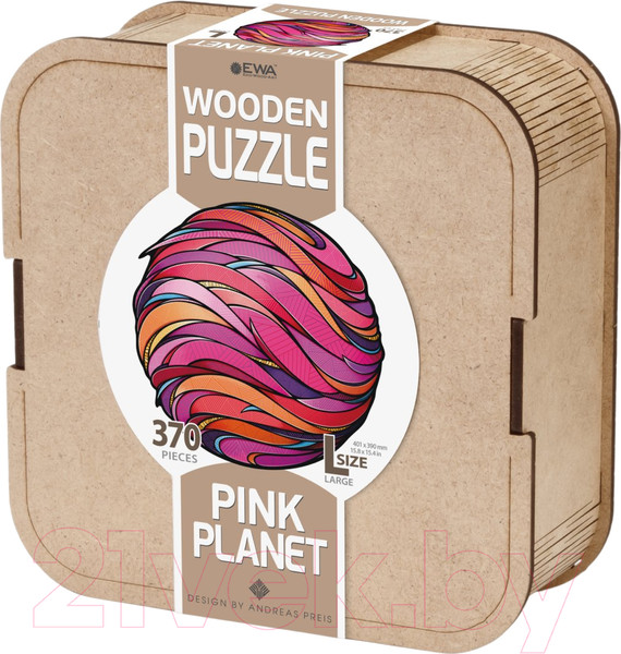 Изображение товара Пазл EWA Розовая планета (L)
