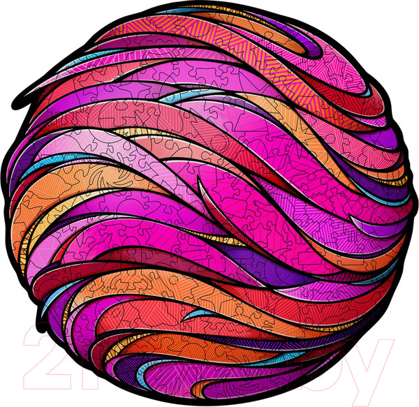 Изображение товара Пазл EWA Розовая планета (M)