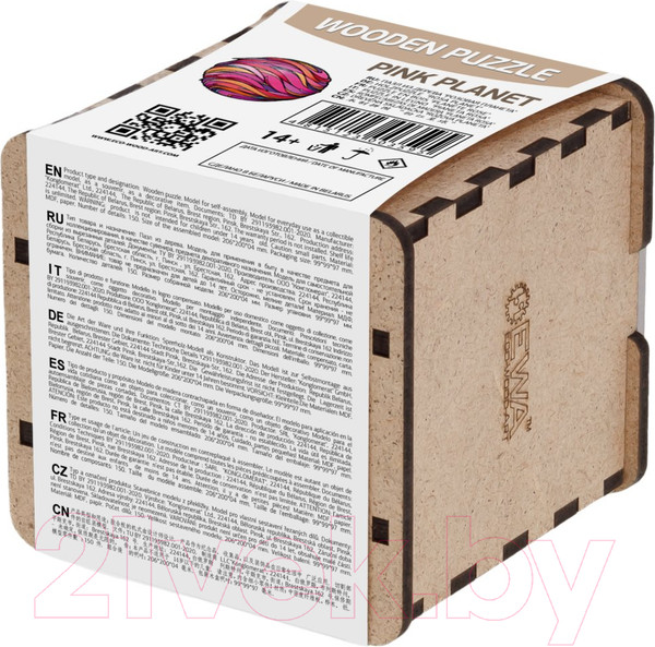 Изображение товара Пазл EWA Розовая планета (S)