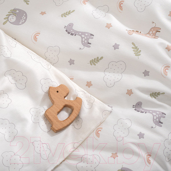 Изображение товара Комплект постельный для малышей Perina Fancy Zoo / F3-02.0