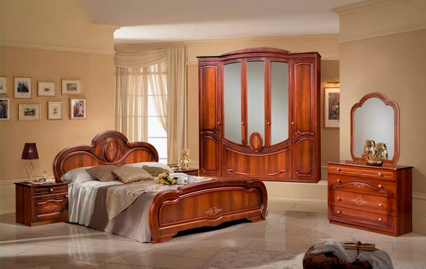 Изображение товара Прикроватная тумба ФорестДекоГрупп Щара левая (орех)