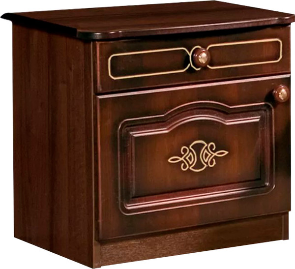 Изображение товара Прикроватная тумба ФорестДекоГрупп Щара левая (орех)