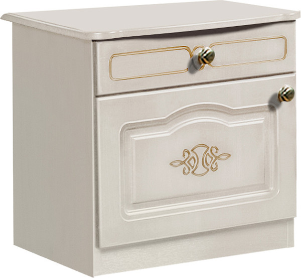 Изображение товара Прикроватная тумба ФорестДекоГрупп Щара левая (слоновая кость)