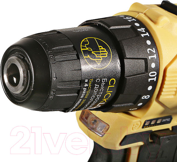 Изображение товара Аккумуляторная дрель-шуруповерт Hanskonner HCD1645BLC