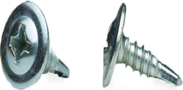 Изображение товара Саморез Монтаж С прессшайбой 4.2х13 сверло / MD001054 (350шт, цинк)