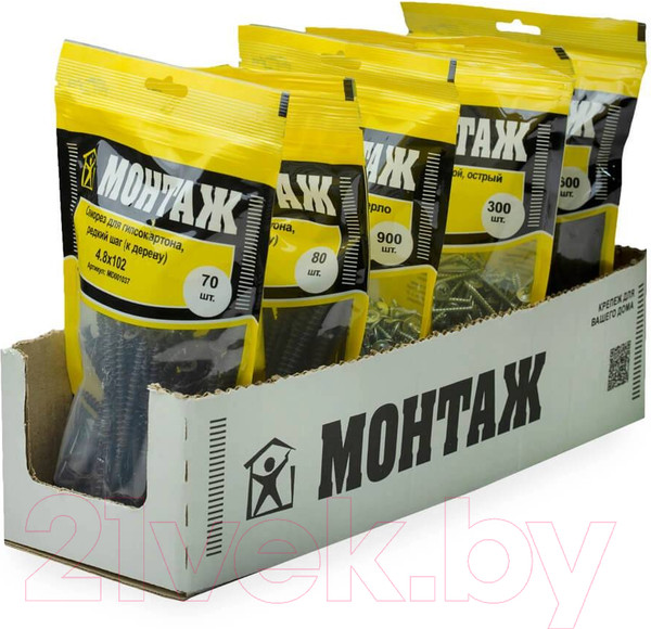 Изображение товара Саморез Монтаж 4.8x102 / MD001037 (70шт)