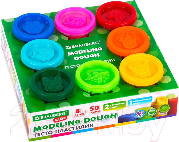 Изображение товара Набор для лепки Brauberg Kids / 106720 (8цв)