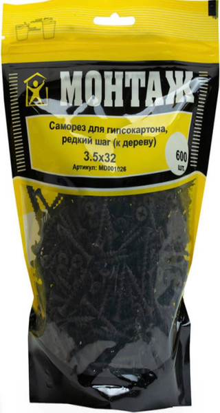 Изображение товара Саморез Монтаж 3.5x32 / MD001026 (600шт)