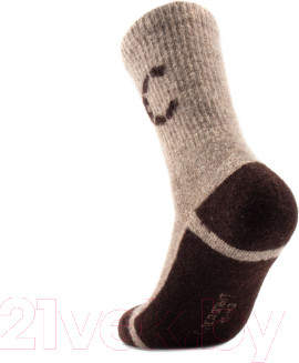 Изображение товара Термоноски Следопыт Organic wool socks Yak / PF-TS-75 (р.41-43/125, tobacco brown)
