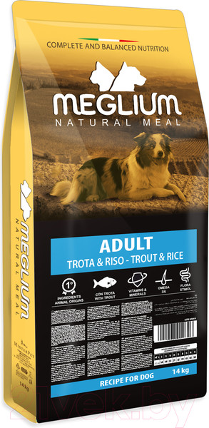 Изображение товара Сухой корм для собак Meglium Dog Adult Fish MS0414 (14кг)